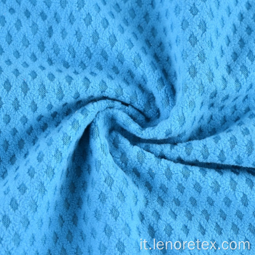 Tessuto in pile in pile laminato in maglia in poliestere